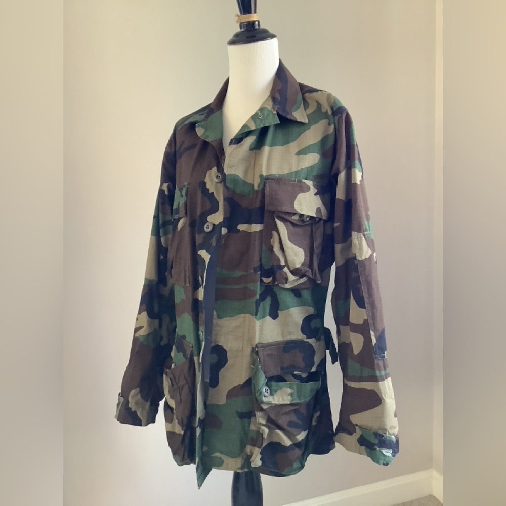 Camo Shacket, XS, Like New Shirt Jacket